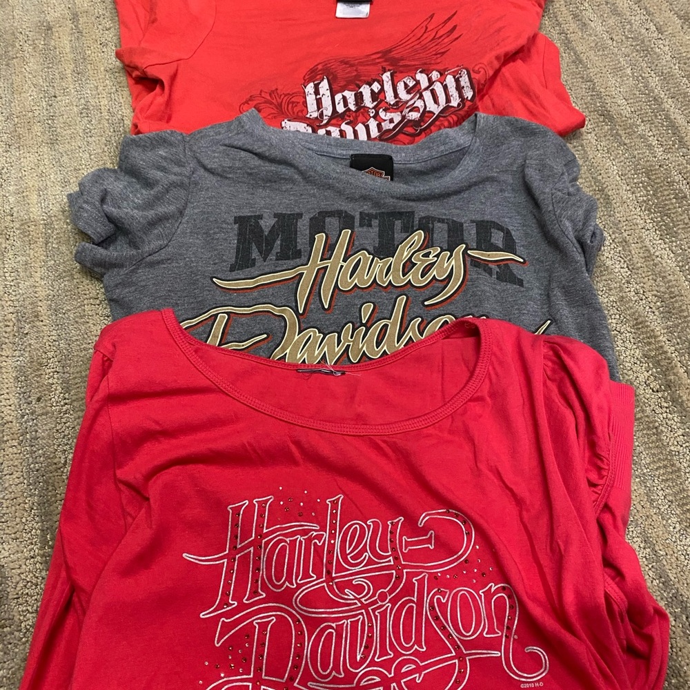 Women's Harley Davidson shirts